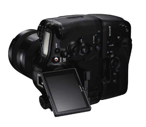 Sony A99 back + ekran Foto-Kurier